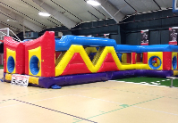 •	Double "J's" obstacle course - 2 lanes - 41' of competition 