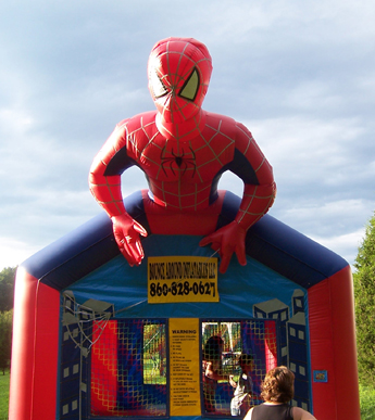 bounce houses